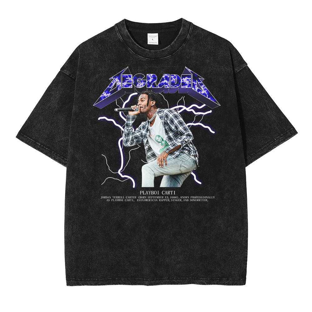 

Футболка мужская оверсайз с коротким рукавом, вареная уличная одежда в стиле хип-хоп, портретный принт, Повседневная Свободная винтажная рубашка в стиле Харадзюку, лето 2023