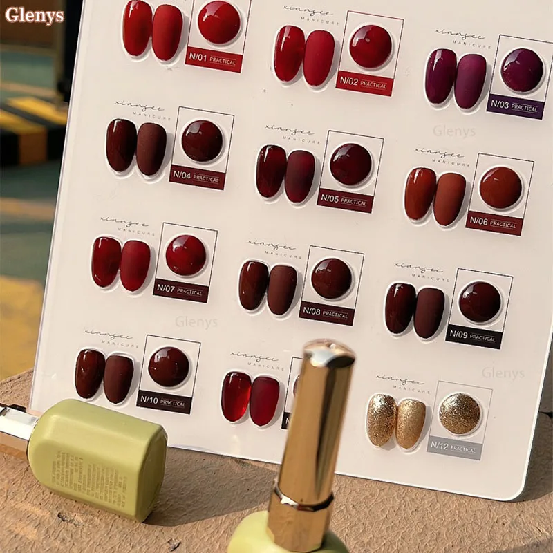 Гель-лак для ногтей какао 12 цветов