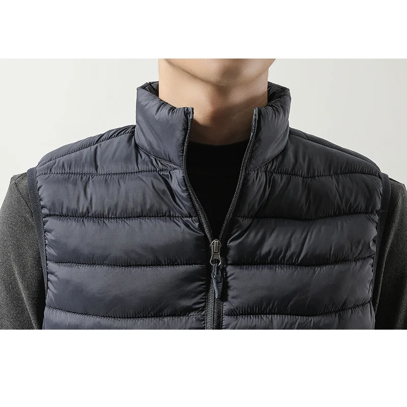 New Cotton Vest Men's Light Cotton Jacket Winter Warm Vest Sleeveless Vest Men's Cotton Casual Jacket Men Jacket