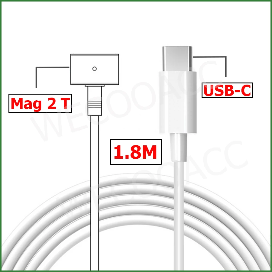 Кабель-адаптер MagSaf * 1 2 45 Вт 60 85 для MacBook A1278 A1502 A1398 A1466 |