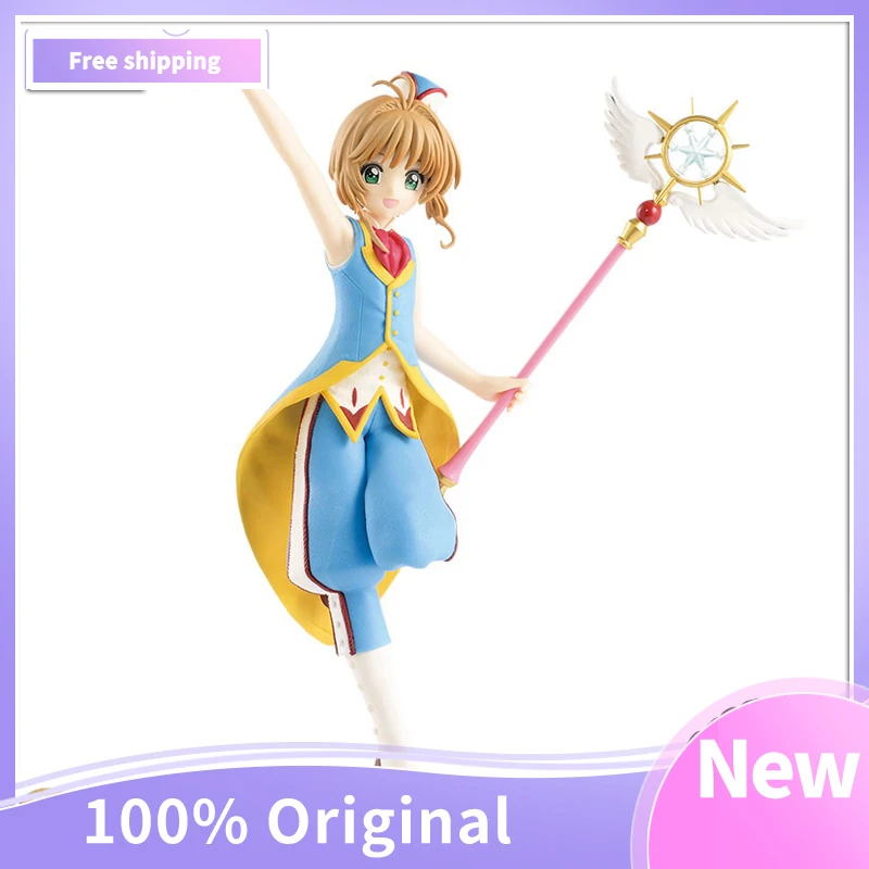 

Экшн-фигурка аниме кардкоптер Сакура: прозрачная карта Сакура КИНОМОТО 100% оригинальная Подлинная Коллекционная модель куклы игрушки Realshot