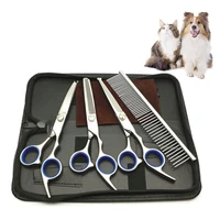 cat grooming scissors set portable fenice dog scissors 4cr animal cutting round tip shears hairdressing scissors pet accessories