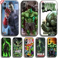 marvel hulk avengers for xiaomi mi 11x 11x pro phone case soft silicon coque cover black funda thor comics captain america