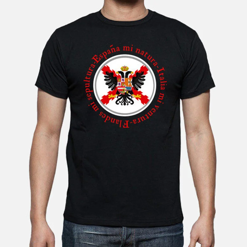 

Lema De Los Tercios De Flandes. Spanish Foreign Legion T-Shirt. Summer Cotton Short Sleeve O-Neck Mens T Shirt New S-3XL