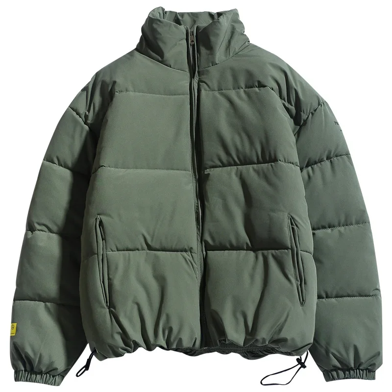 Winter New Women Casual Parka Coats High Quality Warm Thicken Parkas Jacket Female Fashion Stand Collar Overszied Outwear Black
