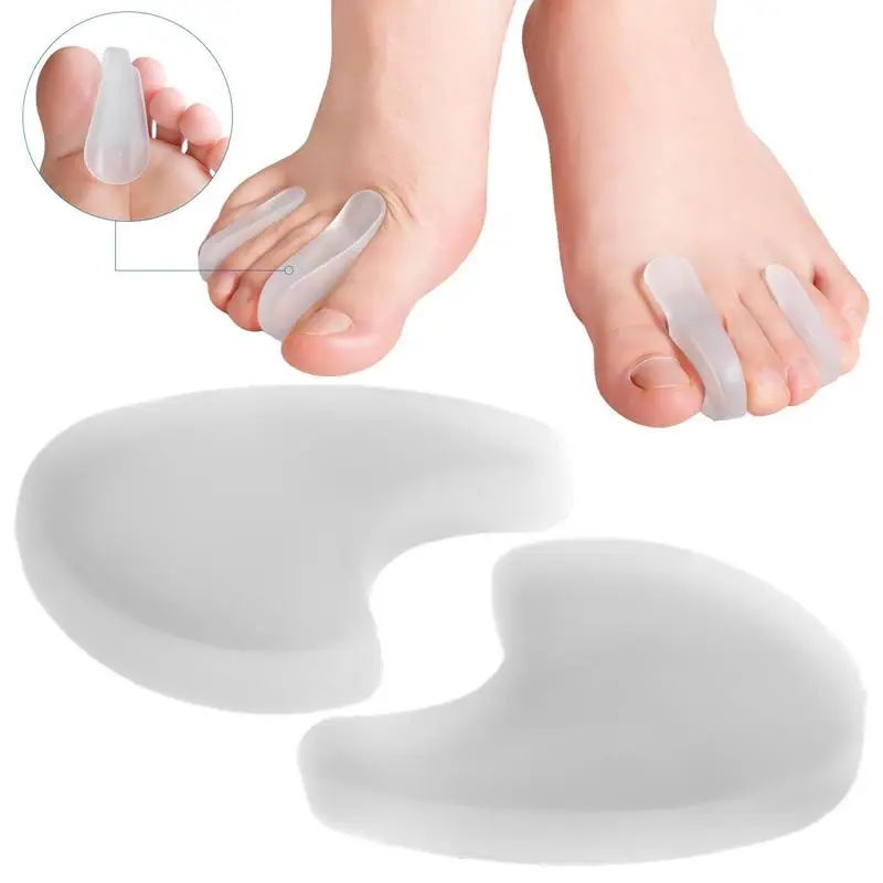 

Новый защитный разделитель пальцев ног, подходящий корректор, легкий материал, гелевый выпрямитель, удобные распорки, растяжки, инструмент ...