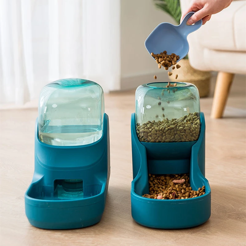 

Cats Drinking Large Container Bowls Pet Automatic Dispenser Feeding Capacity Water Dog Dogs Feeder Food Supplies Bowl
