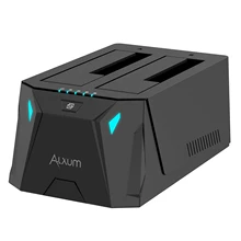Alxum-station d'Accueil tuangkan DUR DUR SSD, USB C vers SATA HDD, 2.5 POUCES, 3.5 POUCES, Klon Hors Ligne S6