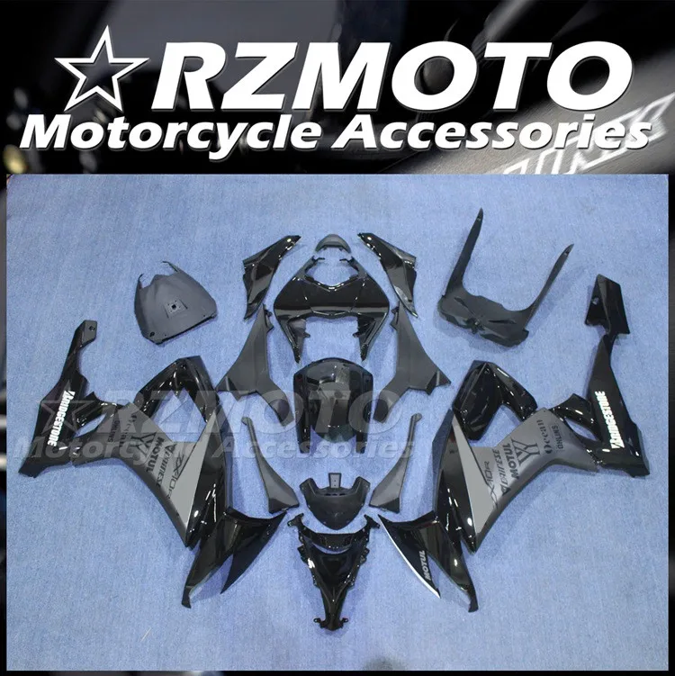 

New ABS Whole Fairings kit Fit for Kawasaki Ninja ZX-10R 10R 2008 2009 2010 08 09 10 Bodywork set Black Gray