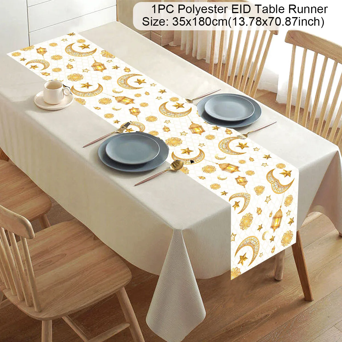 

Полиэстерная дорожка для стола QIFU, Рамадан Карим