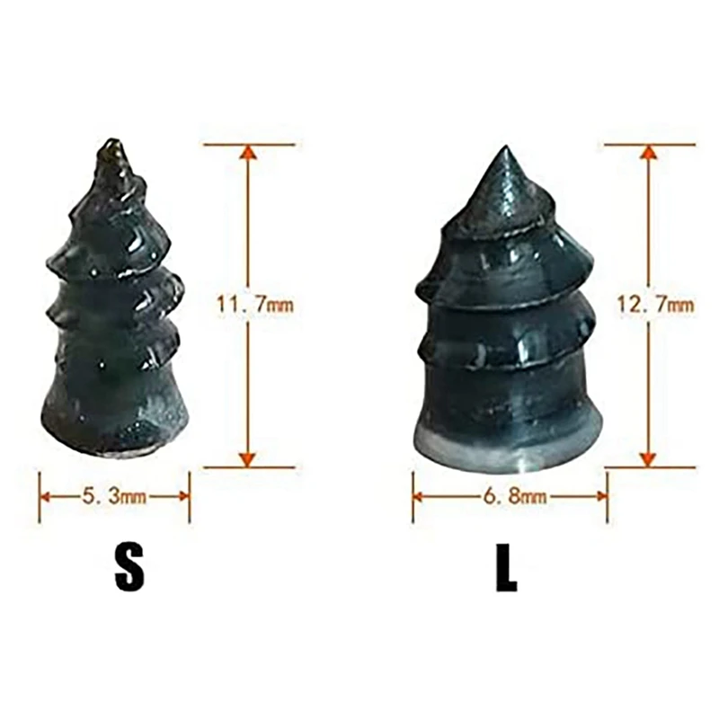 Гвозди резиновые для ремонта шин 100 шт.