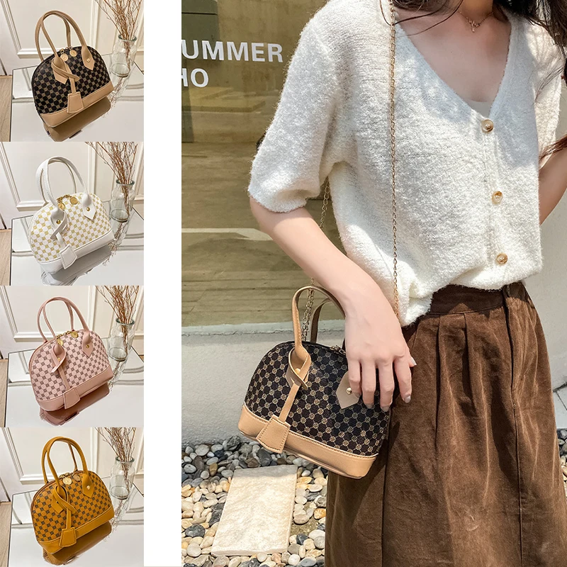 Модная сумка через плечо с принтом в стиле ретро