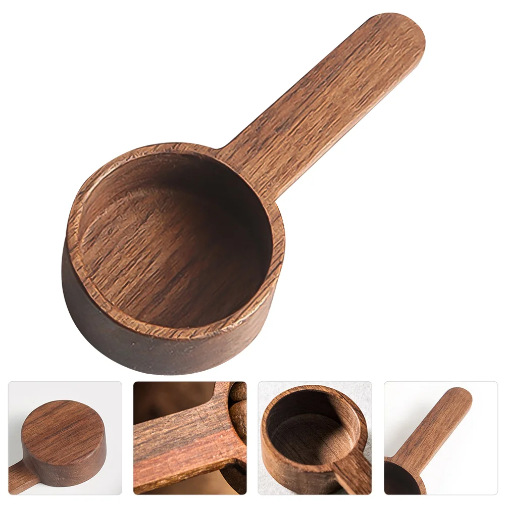 

Wooden Measuring Coffee Bean Scoop Wooden Kitchen Soup Scale Teaspoons Kitchen Utensils Long Handle Protein