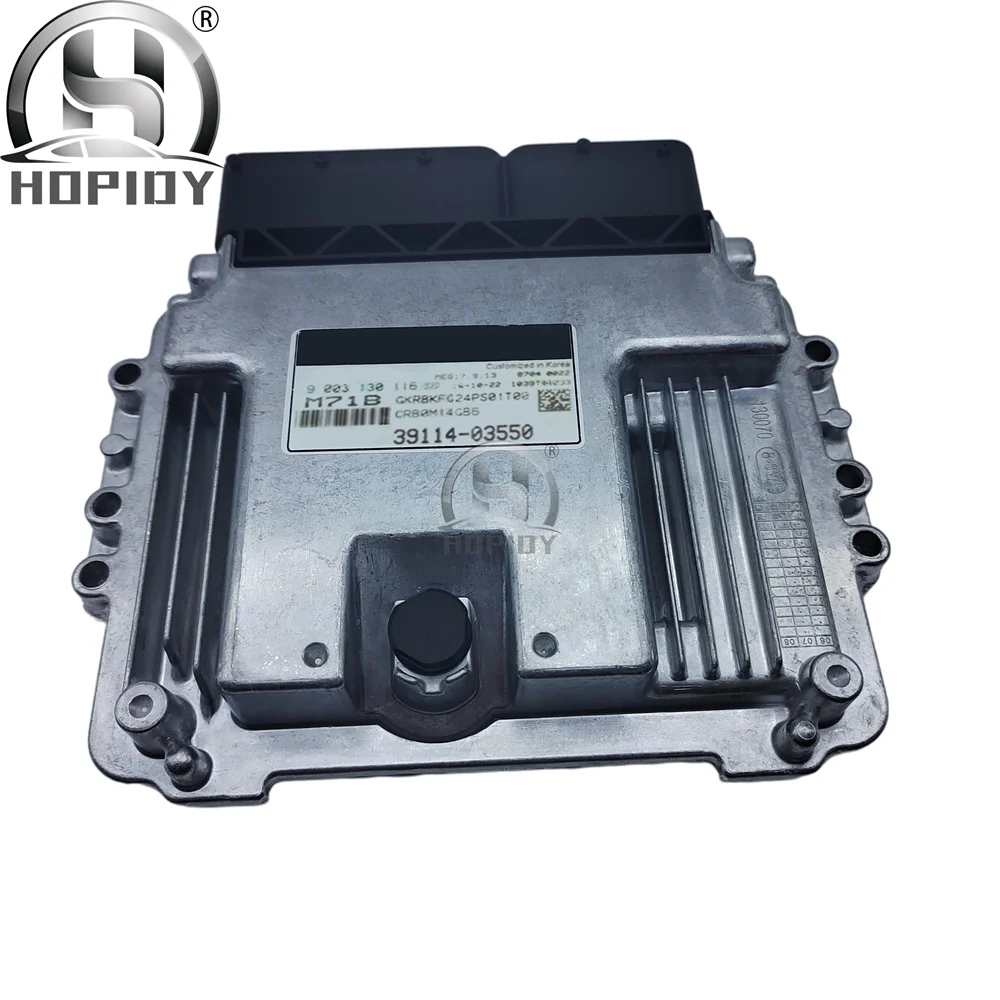 

Computer Engine Control Unit ECU 39114-03550 M71B 9003130116 MEG17.9.13 For 3911403550 Hyundai Accent 2015-2018