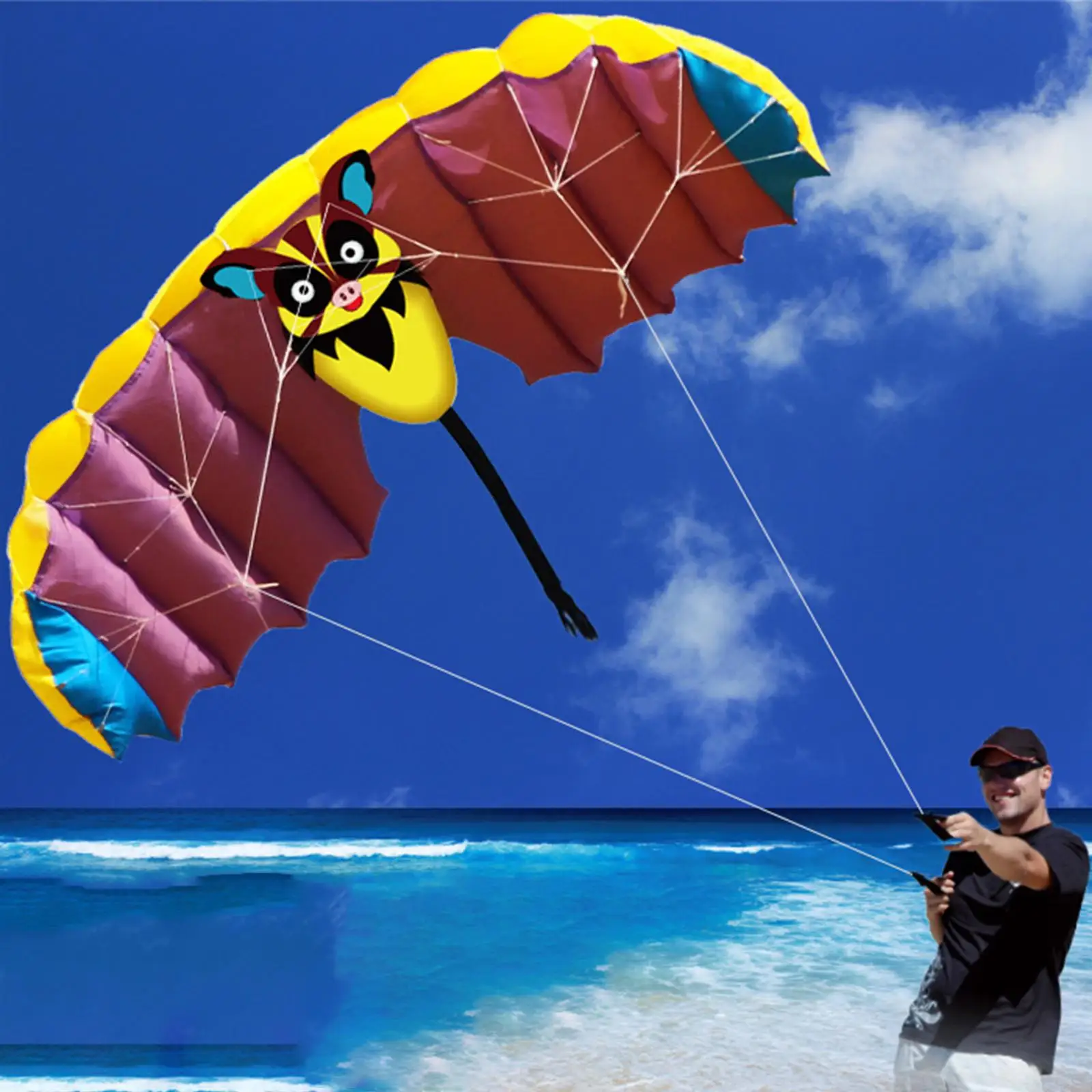 

Cartoon Kite Parafoil Educational Toys Flying Toys for Kids Travel
