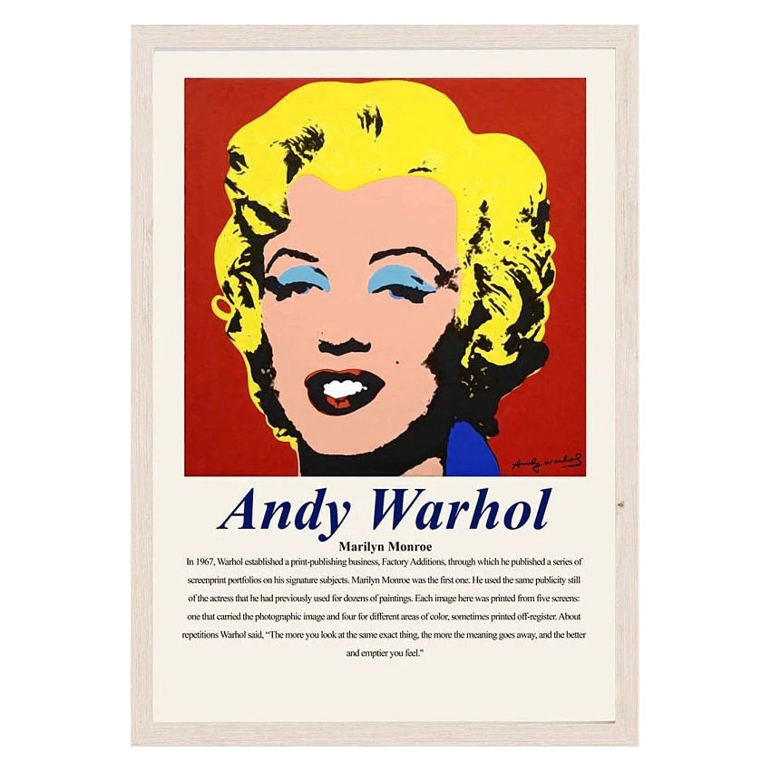 

Картина на холсте Энди Уорхол цветы