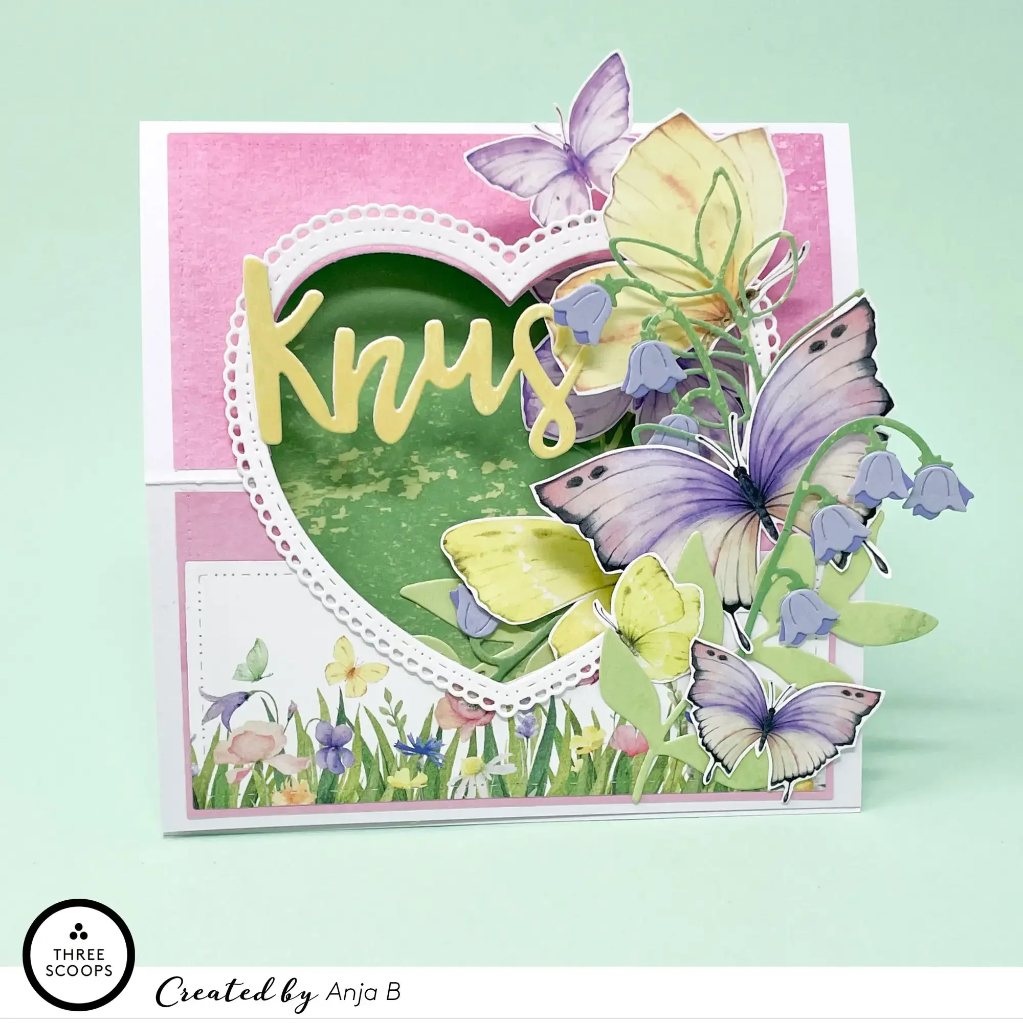 Трафарет с изображением китайских колокольчиков травы для резки металлических