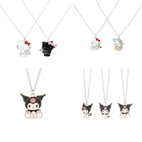 sanrio hellokitty kuromi alloy necklace cute and lovely girlfriends men and women couple necklace necklace sweater chain