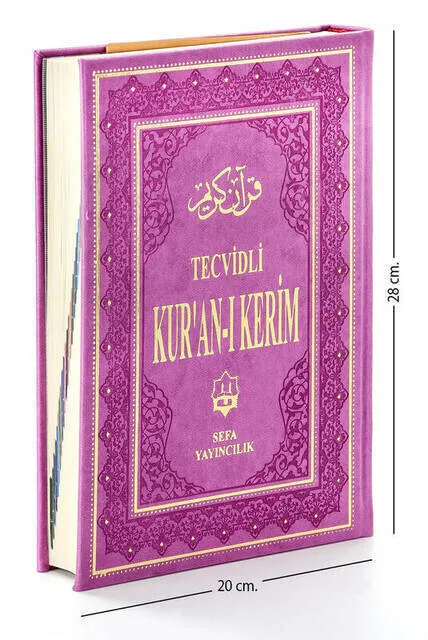 

IQRAH Tecvidli Holy Quran-Thermo Leather-Lecterns Size-Computer Dial-Sefa Publishing House