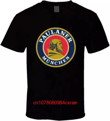 Популярная черная футболка с длинным или коротким рукавом логотипом Paulaner Braun Munchen