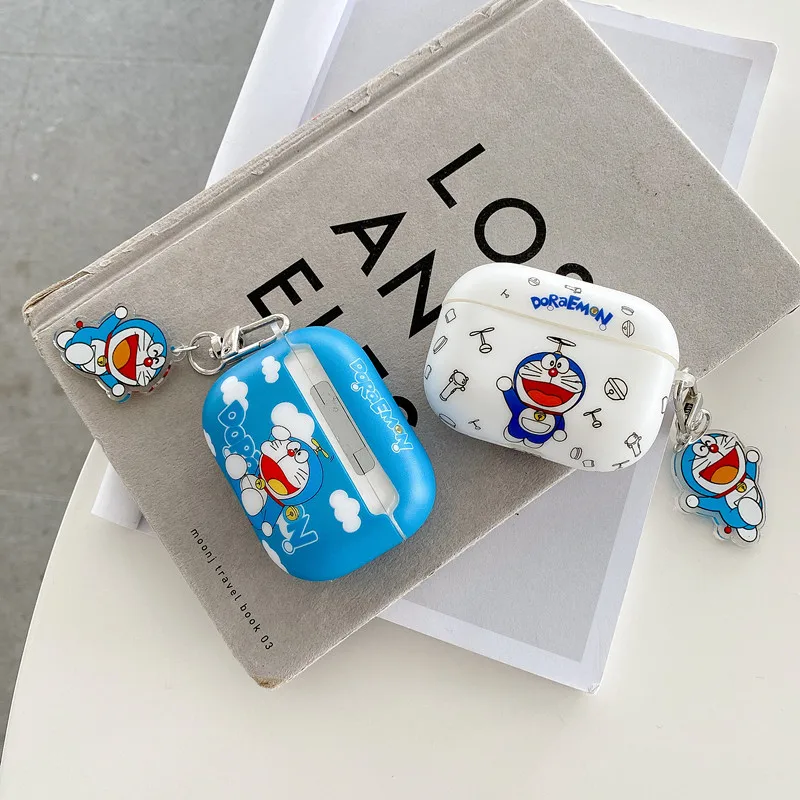 Новый японский милый мультяшный чехол для наушников Doraemon Cat Чехол Apple Airpods 1/2 3 Pro