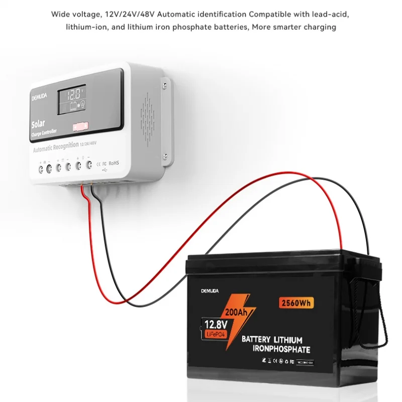 YINGFA 30A 40A PWM 12V 24V Контроллер заряда солнечной панели Регулятор батареи с двойным USB