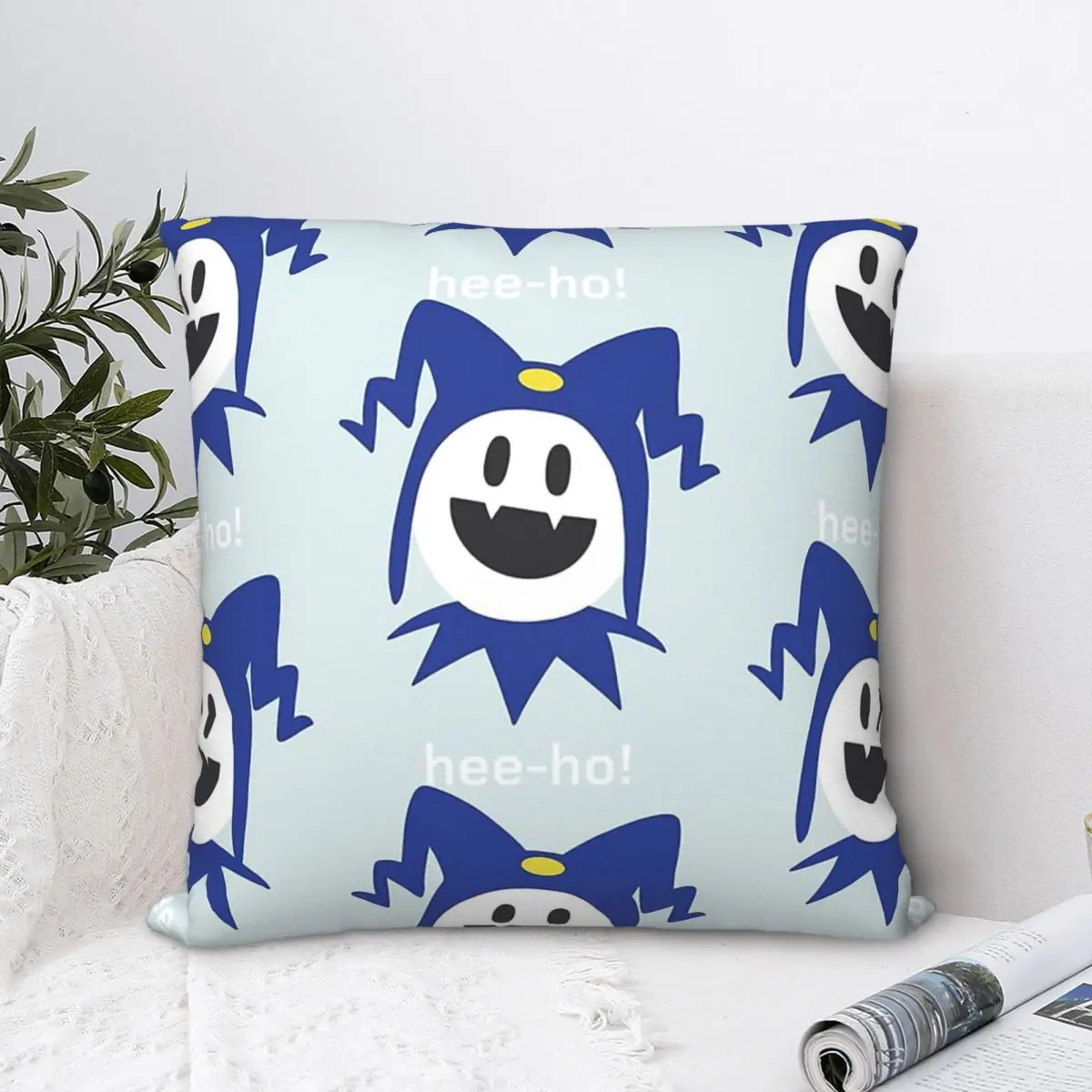 

Jack Frost Shin Megami Tensei Throw Pillow Case Persona 5 Morgana Game Short Plus Cushion Covers For Home Decorative Backpack