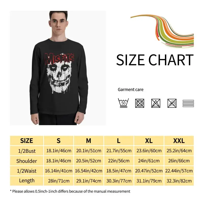 Футболка Misfits футболка с длинным рукавом в стиле панк-рок |