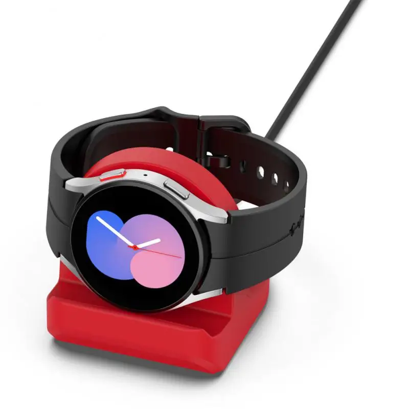 

Silicone Charger Bracket For Samsung Galaxy Watch5/5 Charging Dock Holder Wearable Devices Watch Accessories Charger Bracket