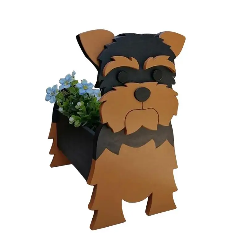 

Dog Shape Garden Pot Cute Dog Shape Flower Planter Cute Cactus Container Garden Decoration Succulent Storage Puppy Flower Pot