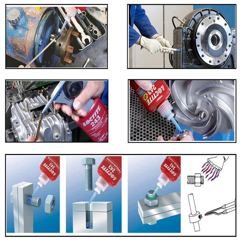 Винтовой Клей Loctite 770 50 мл анаэробный высокотемпературный герметик для фиксации