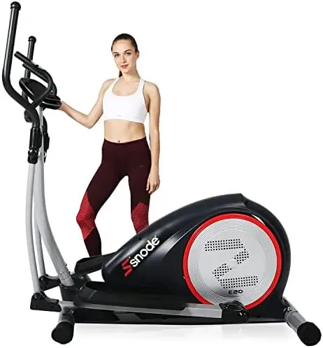 

Programmed Elliptical Exercise Machine, Eliptical Machine with 16 Resistance Levels System, 300 lbs Weight