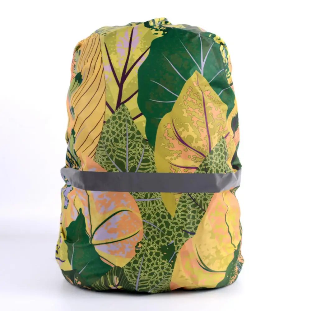 Oxford Cloth Waterproof Backpack Rain Cover Neutral Schoolbag Dust Cover Portable Bag Waterproof Cover Outdoor Equipment Folded