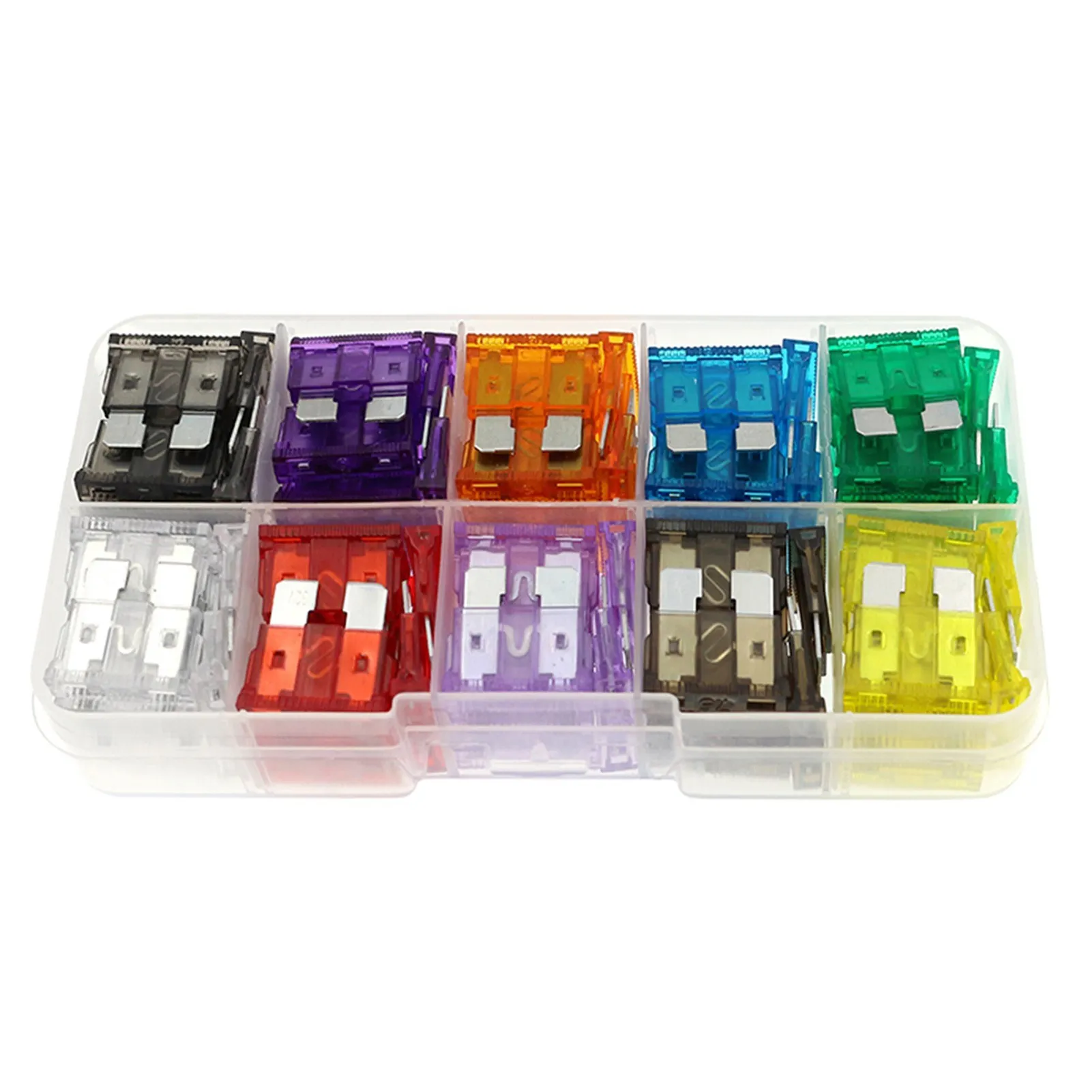 

100PCS Car Fuses Assortment Kit Blade-type Automotive Fuses Standard & Mini Size