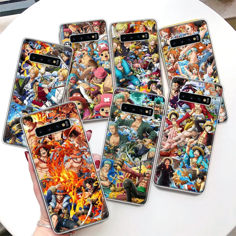 

One Piece Backgrounds Coque Phone Case For Samsung Galaxy S22 S21 S20 Ultra FE S10 Plus S10E S9 S8 + S7 S6 Edge Lite Soft Cover