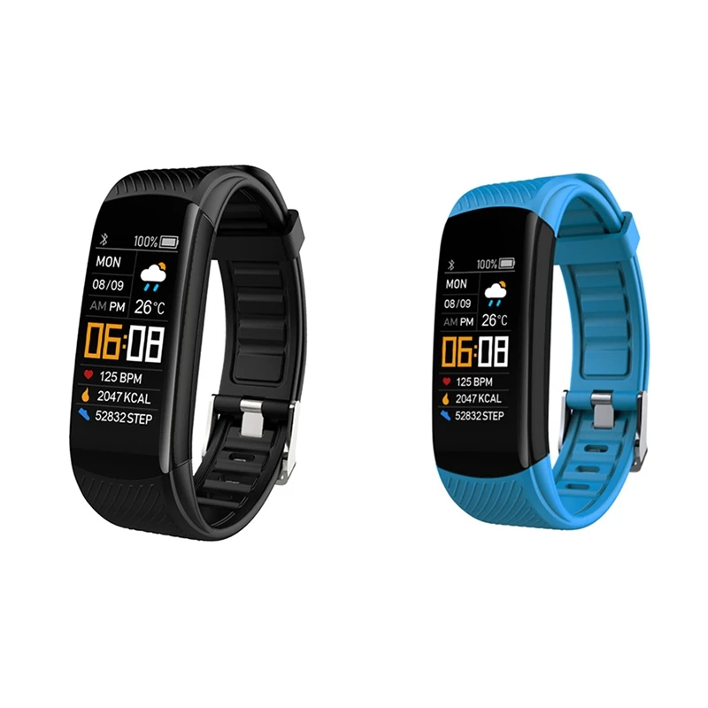 

Fitness Bracelet Blood Pressure Measurement Pedometer Smart Band Heart Rate Monitor Waterproof Health Tracker Watch