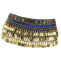 new fashion womens belly dance waist belt coins tassel hip scarf costume accessories girl kids waist chain beginner belt