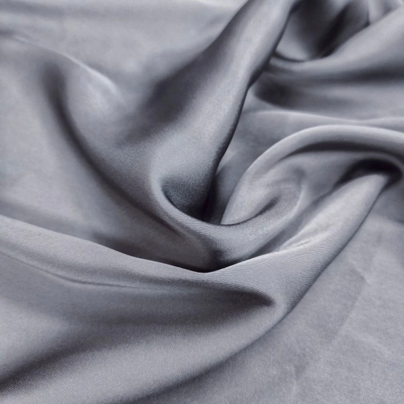 

Solid Color Deep Stretch Acetate Cotton Satin Acetate Fiber Plant Fiber Shirt Suit Trench Coat Fabric