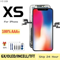 100 new oled gx lcd for iphone xs lcd display factory wholesale price display for iphone xs screen test good touch