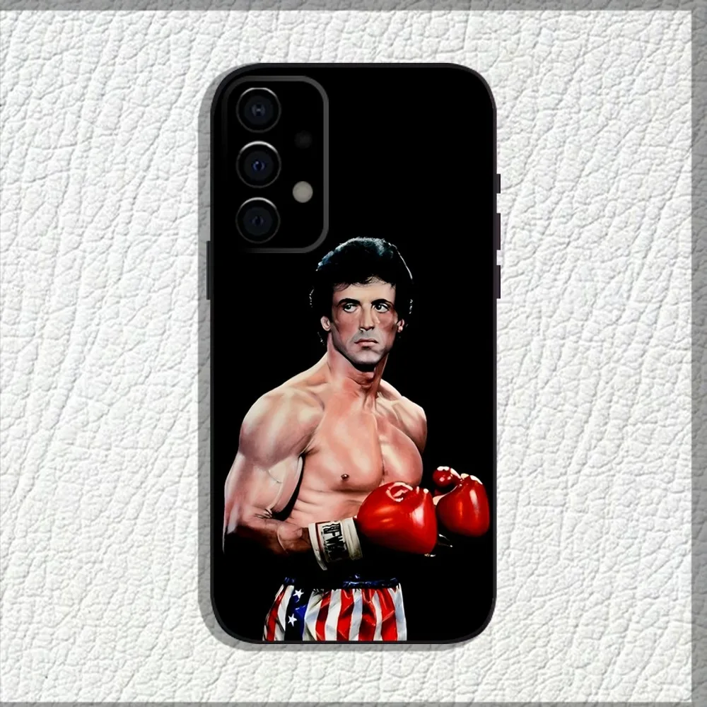 R-RockyS B-Balboa Phone Case For Samsung Galaxy A13 A21s A22 A31 A32 A52 A53 A71 A80 A91 Soft Black Shell