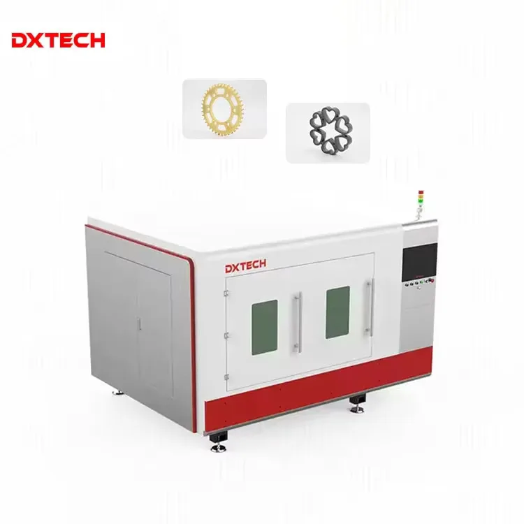 DXTECH 1000 Вт 2 кВт 3 Высокоточная мини-волоконная лазерная резка для листового