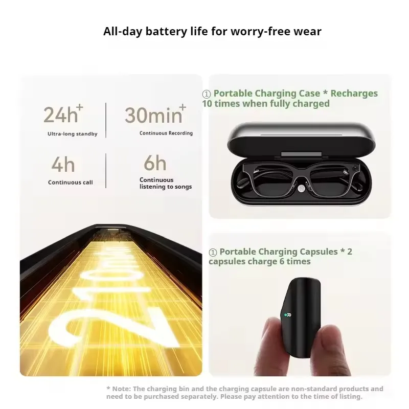 Фото Очки Rokid Leqi AR Smart Glasses 12MP Advanced Camera AI Assistant 49g for Daily Vlog All-Scenario №4