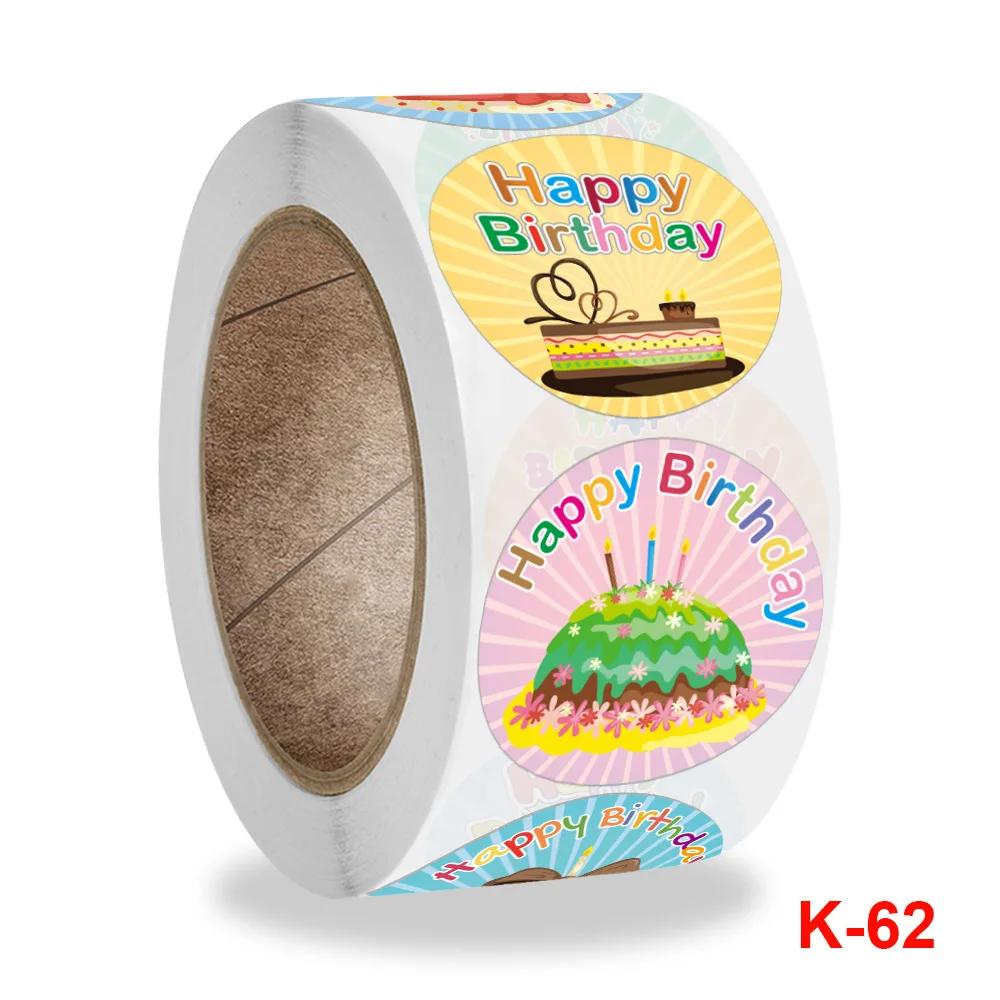 

Children's happy birthday sticker birthday party party gifts decorative supplies greeting card label