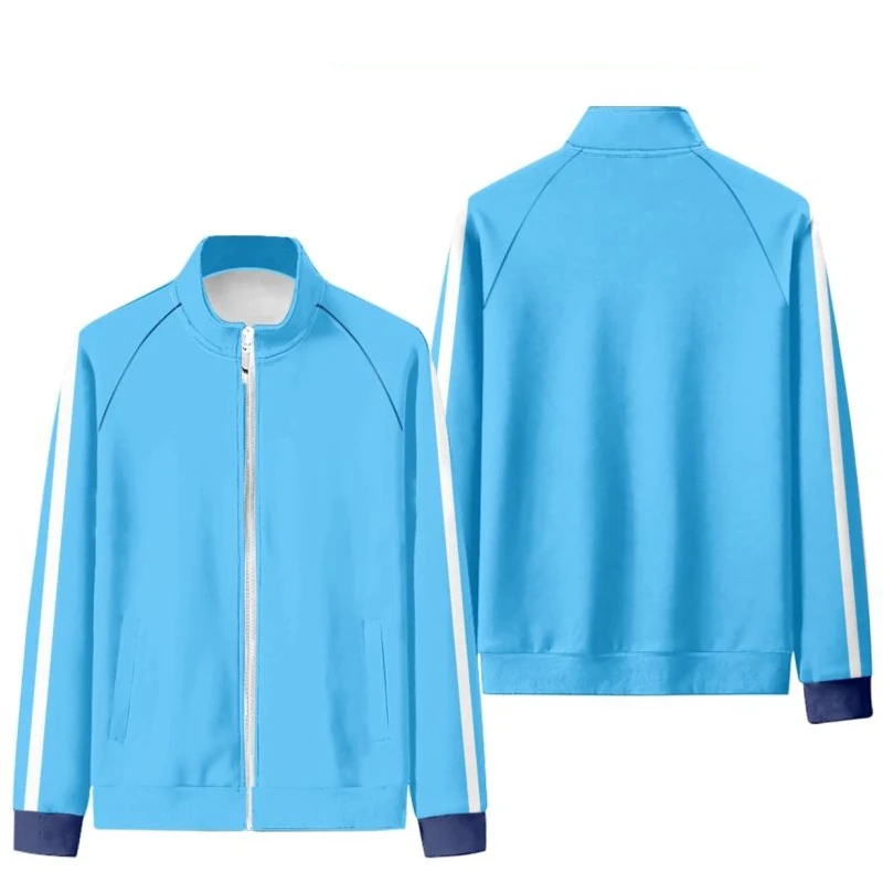 Игровой архив Yuuka Hayase синее пальто спортивный костюм для косплея толстовка с