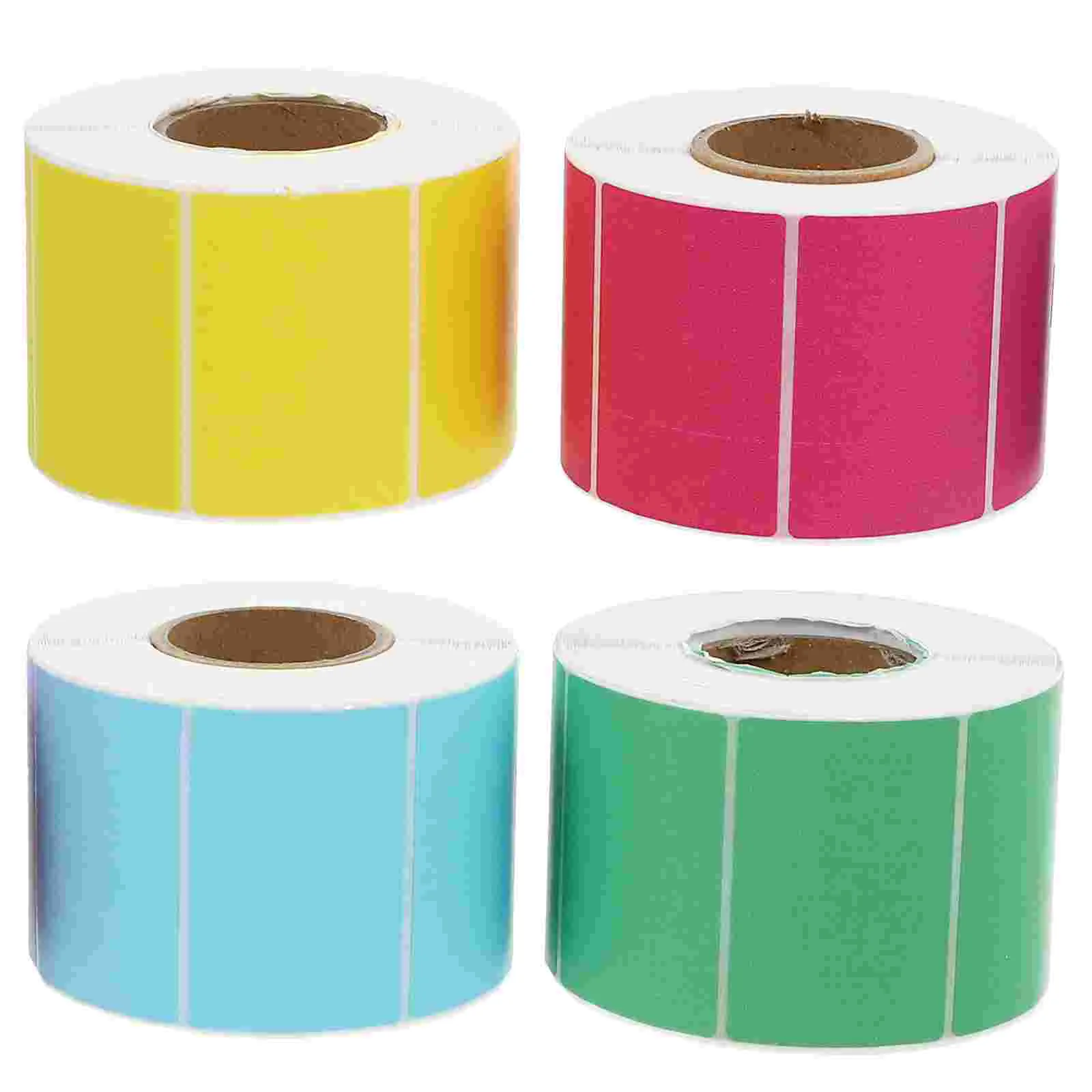 

4 Rolls of Waterproof Labels Self-Adhesive Labels Price Sticker Self Adhesive Label for Retailer Home Market