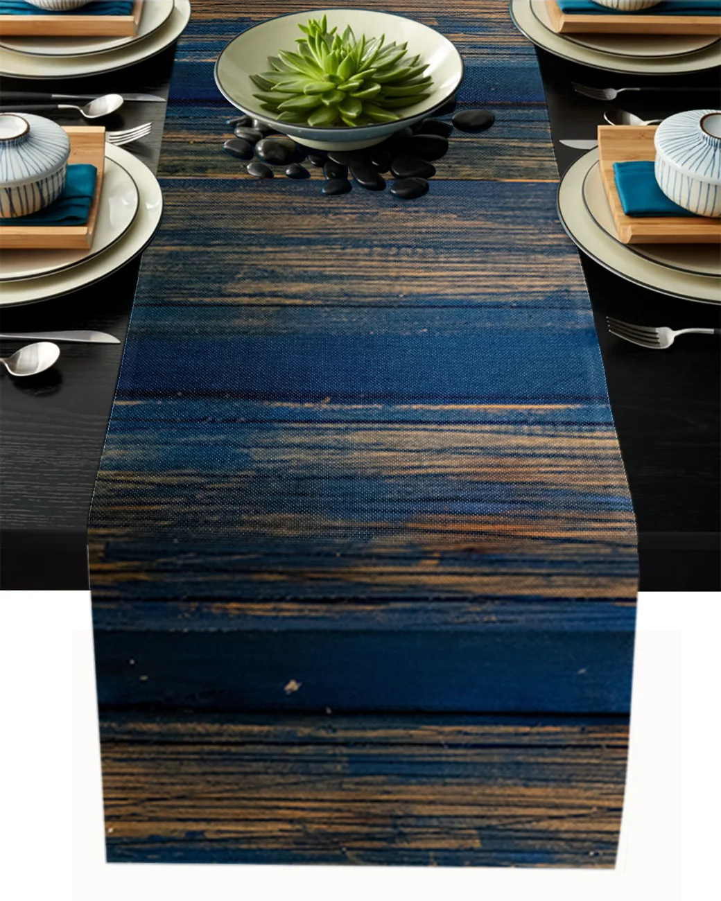 

Retro Wood Grain Door Tablecloth Table Runner Decoration Home Decor Dinner Table Decoration Table Decor