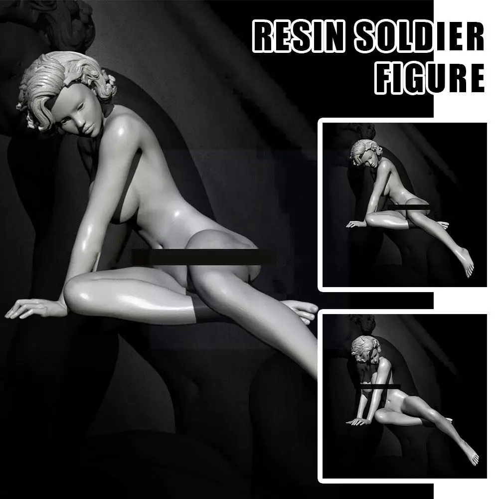 

1/24 Resin Model Kits Ancient Beauty Resin Figure White Diy Self-assembled Toy Crafts Model Desk Home Oranment 75mm Decor O4s1