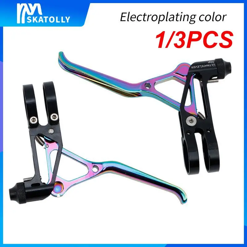 

1/3 шт. Litepro BMX Сверхлегкий ЧПУ 64g рычаг тормоза складной велосипед для Brompton 14/16/20 дюймов V рычаги тормоза запчасти