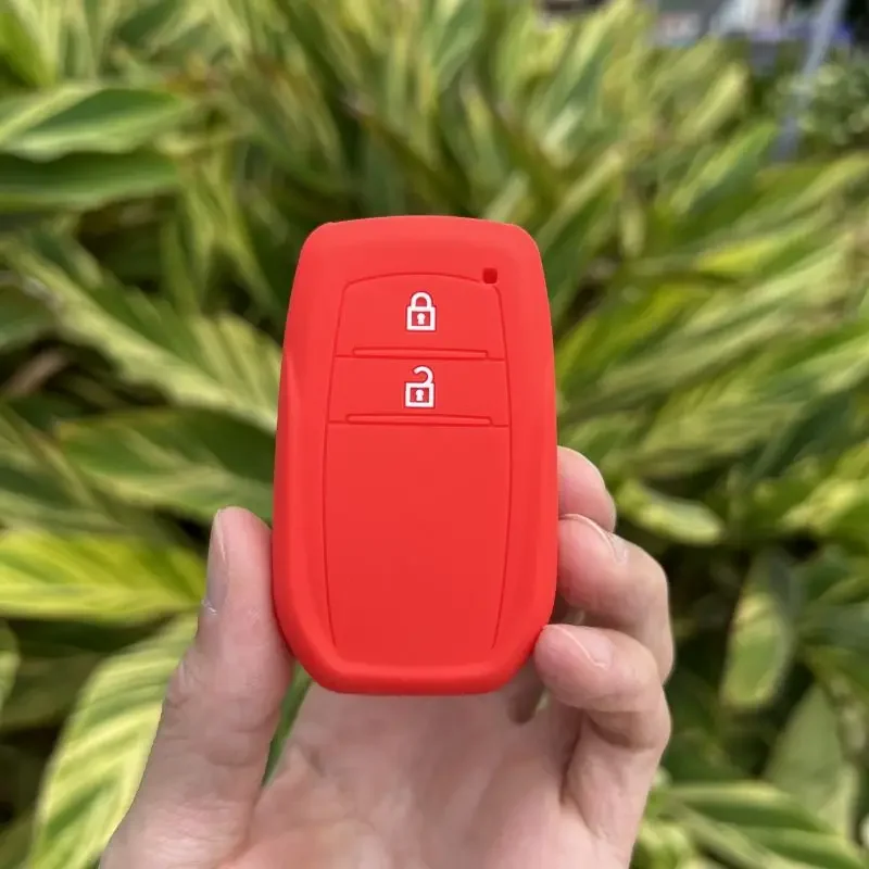 

2 3-кнопочных чехла для ключей от автомобиля для Toyota Land Cruiser 200 Prado Crown TLK 200 Yaris Cross Hilux Innova Rav4 Fortuner Camry 55 50