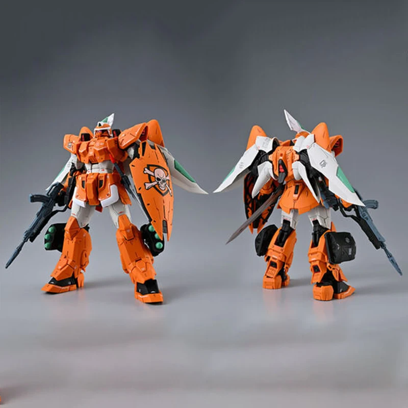 Фото В наличии: Сборная модель Bandai Gundam MG 1/100 ZGMF-1017 Mobile Ginn Miguel Ayman, коллекционная фигурка из аниме, игрушка для сборки №3
